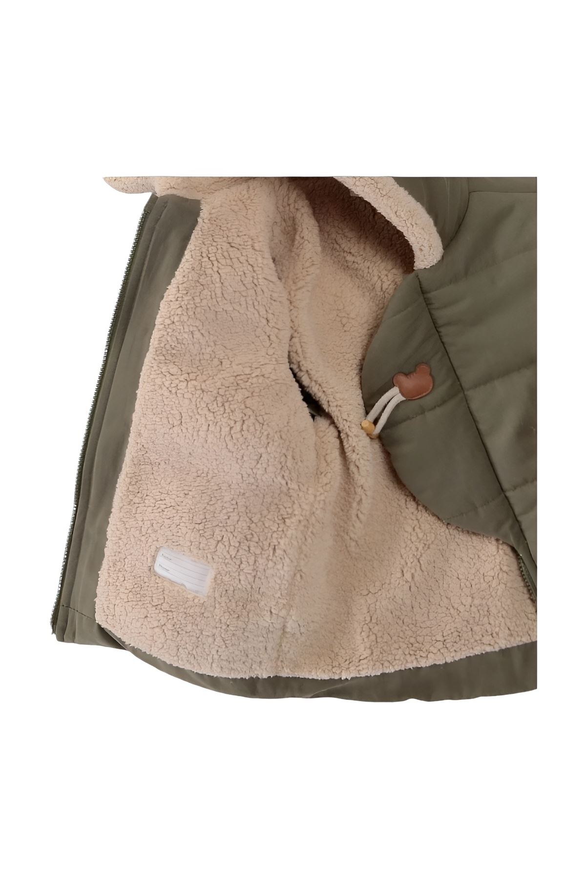 Çaren Kids-çoban Düğme Detaylı Içi Welsoft ( Kürklü ) Unisex Kaban-bir Beden Büyük Tercih Ediniz
