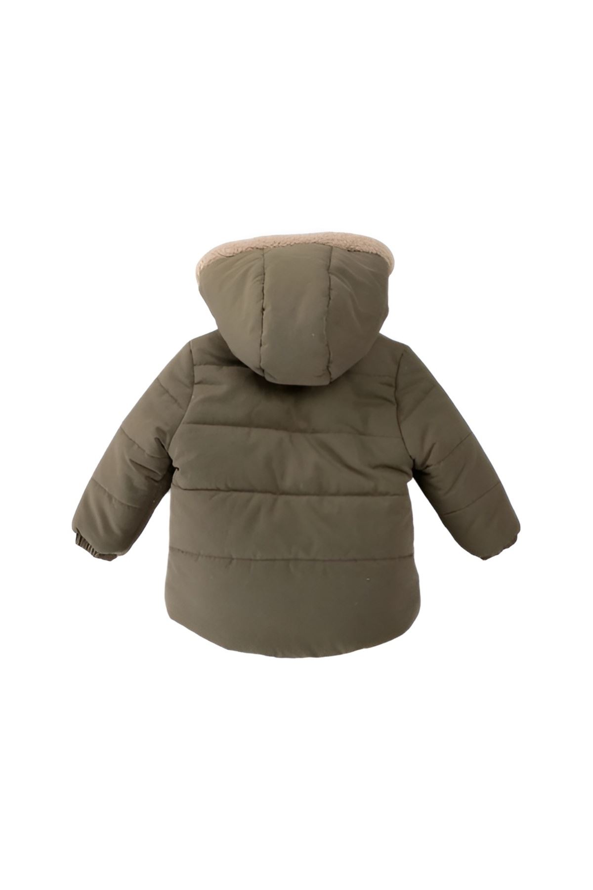 Çaren Kids-çoban Düğme Detaylı Içi Welsoft ( Kürklü ) Unisex Kaban-bir Beden Büyük Tercih Ediniz