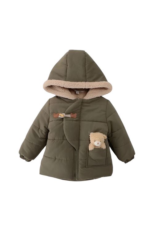 Çaren Kids-çoban Düğme Detaylı Içi Welsoft ( Kürklü ) Unisex Kaban-bir Beden Büyük Tercih Ediniz