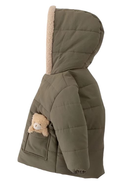 Çaren Kids-çoban Düğme Detaylı Içi Welsoft ( Kürklü ) Unisex Kaban-bir Beden Büyük Tercih Ediniz