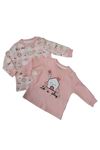 Unisex Bebek Hause 2'li Sweatshirt - Yumuşak Doku , Baskılı Uzun Kol Sweatshirt Takım