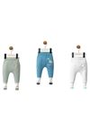 Unisex Bebek Çoraplı Tek Alt 3'lü Set