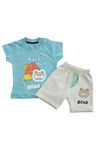 Erkek Bebek % 100 Cotton Bear 2'li Takım