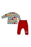 Elmalı % 100 Pamuk Unisex Bebek 2'li Takım