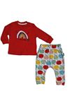 Gökkuşağı Little One % 100 Pamuk Unisex Bebek 2'li Takım