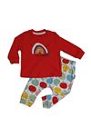 Gökkuşağı Little One % 100 Pamuk Unisex Bebek 2'li Takım