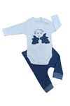 BABY BEBEK TAVŞAN NAKIŞLI 3LÜ TAKIM- Kapüşonlu Hırka, Çıtçıtlı Body & Alt