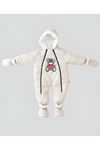 Çaren Kids- İçi Kürk Astar, Çift Fermuar, Patik-Eldivenli, Kapüşonlu Unisex Kozmonot/Astronot Tulum