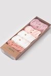 Çaren Kids- % 100 Pamuk Unisex Bebek Çok Renkli Patikli Pantolon 5'li Set
