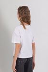 Çaren Kids- Yıldız Detaylı Taş Baskılı Kız T-shirt