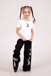 Çaren Kids- Kız Nakış Detaylı Pantolon