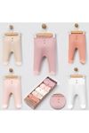 Çaren Kids- % 100 Pamuk Unisex Bebek Çok Renkli Patikli Pantolon 5'li Set