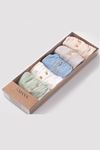 Çaren Kids- % 100 Pamuk Unisex Bebek Çok Renkli Patikli Pantolon 5'li Set