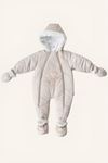 İçi Astar, Çift Fermuar, Patik-Eldivenli, Kapüşonlu Unisex Kozmonot/Astronot Tulum