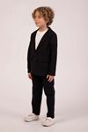 Çaren Kids-% 100  Pamuk Erkek Takım Elbise - Ceket- Pantolon & T-shirt