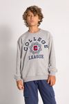 Çaren Kids- Erkek College 3'lü Eşofman Takım- Şardonsuz College Hırka, Sweatshirt ve Eşofman Altı