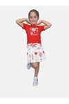 Çaren Kids - Kız Çocuk Şort Etekli 2'li Takım