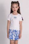Çaren Kids- Kız Lotus Şort Etekli 2'li Takım
