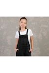 Çaren Kids- Kız  % 100 Cotton Tulum / Salopet  ( Body Dahil Değildir)