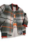 Erkek Çocuk 3'lü Takım- Bomber Yaka , Polar Astarlı Hırka,  Yazı Baskılı Sweat, Pantolon