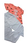 Çocuk 2'li Takım-bel Ve Paçaları Lastikli,çift Cep Pantolon, Baskılı T-shirt %100 Pamuk