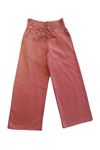 Kız Çocuk Geniş Paça Pantolon -% 100 Pamuk , Lastikli Geniş Kemer, Bağcıklı, Bol Paça Pantolon