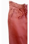 Kız Çocuk Geniş Paça Pantolon -% 100 Pamuk , Lastikli Geniş Kemer, Bağcıklı, Bol Paça Pantolon