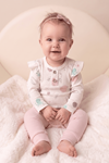 DENİZ CANLILARI ALTTAN ÇITÇITLI BEBEK 2Lİ TAKIM - Fitilli, Omuz Patlı, Çıtçıtlı Body ve Fitilli Alt